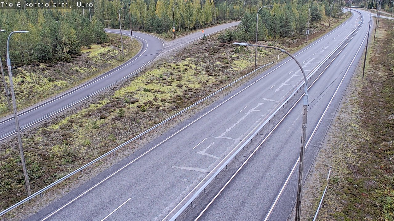 Kelikamerat Kuva Tie 6 Kontiolahti, Uuro, Kontiolahti, Pohjois-Karjala