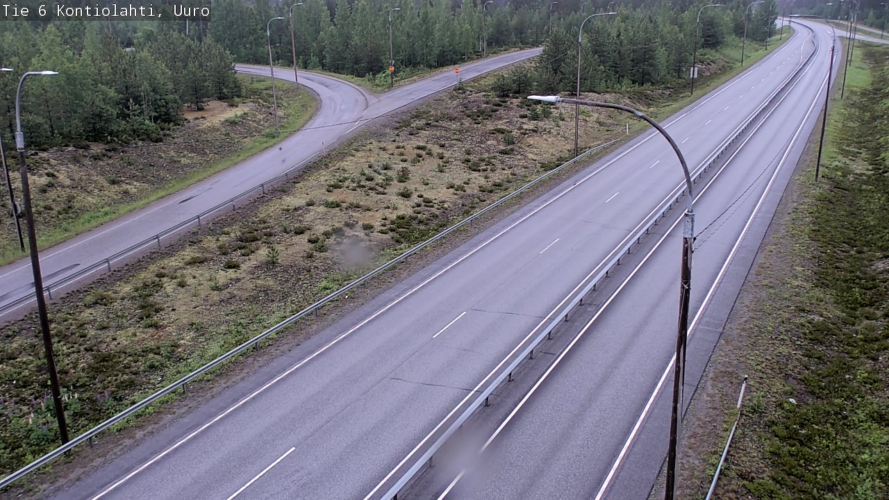 Kelikamerat Kuva Tie 6 Kontiolahti, Uuro, Kontiolahti, Pohjois-Karjala