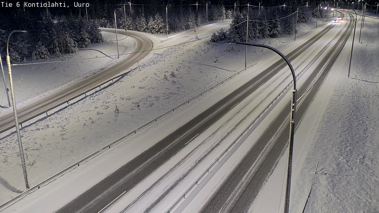 Kelikamerat Kuva Tie 6 Kontiolahti, Uuro, Kontiolahti, Pohjois-Karjala