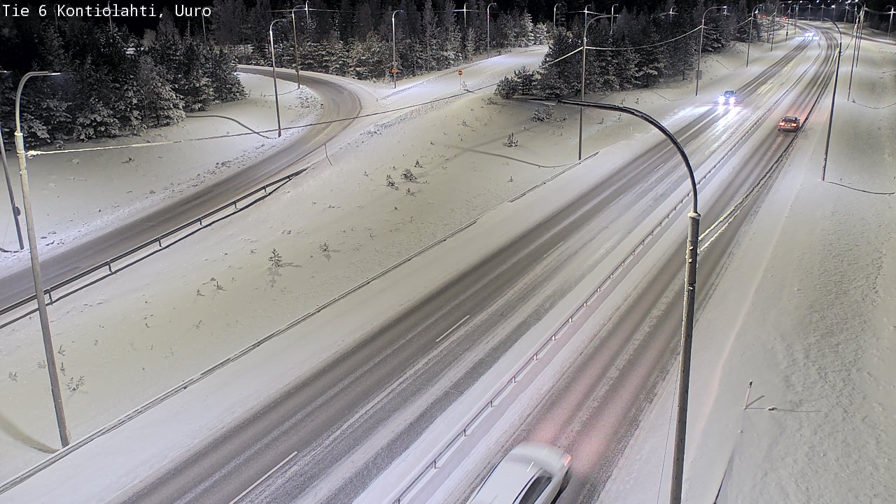 Kelikamerat Kuva Tie 6 Kontiolahti, Uuro, Kontiolahti, Pohjois-Karjala