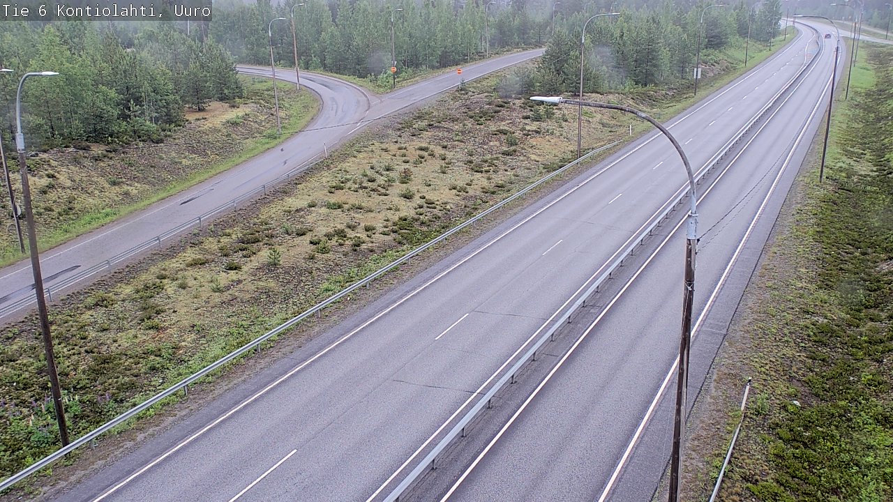 Kelikamerat Kuva Tie 6 Kontiolahti, Uuro, Kontiolahti, Pohjois-Karjala