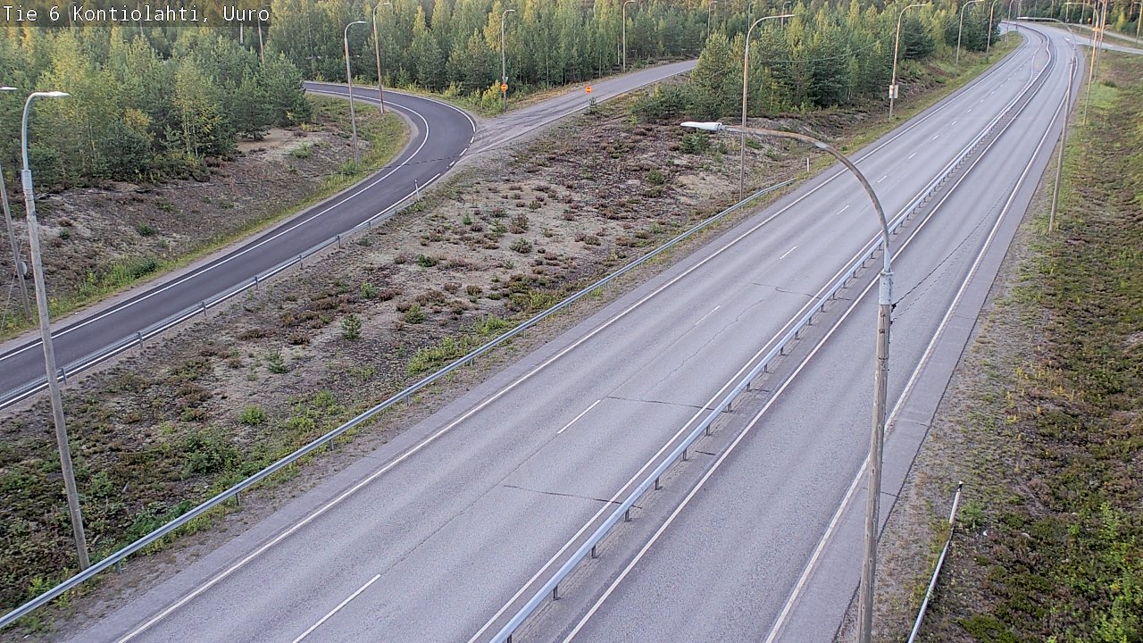 Kelikamerat Kuva Tie 6 Kontiolahti, Uuro, Kontiolahti, Pohjois-Karjala
