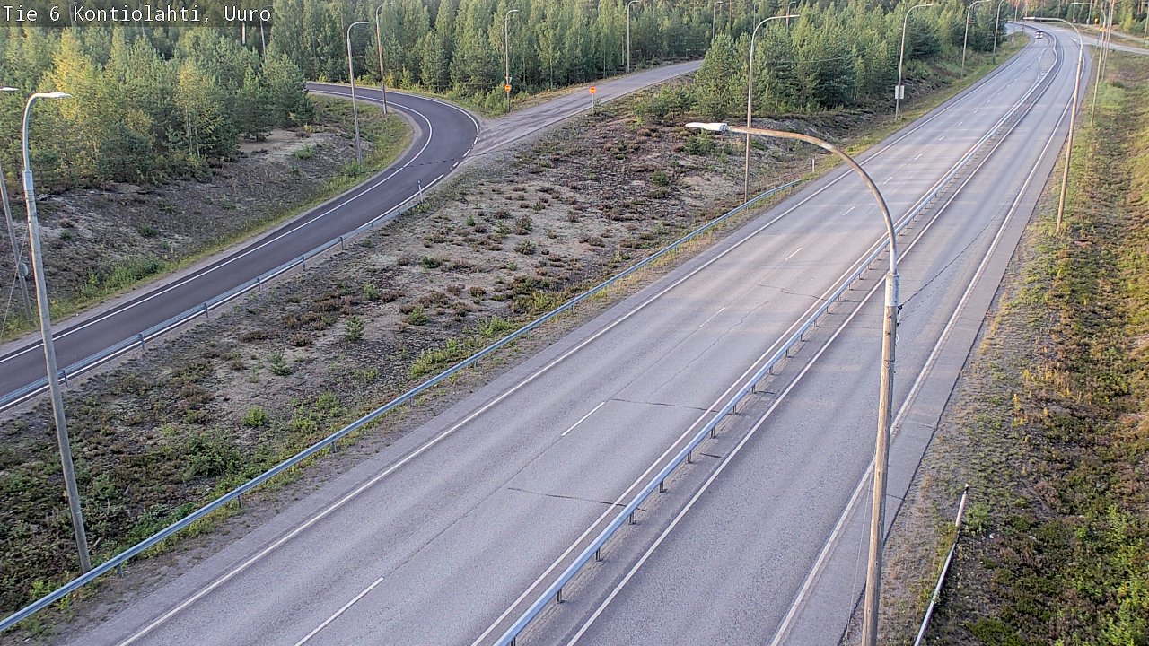 Kelikamerat Kuva Tie 6 Kontiolahti, Uuro, Kontiolahti, Pohjois-Karjala