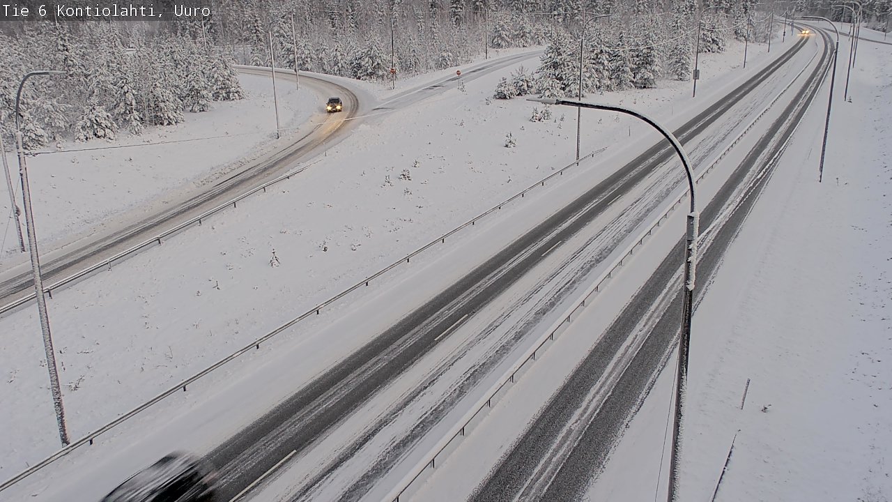 Kelikamerat Kuva Tie 6 Kontiolahti, Uuro, Kontiolahti, Pohjois-Karjala