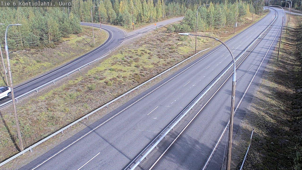 Kelikamerat Kuva Tie 6 Kontiolahti, Uuro, Kontiolahti, Pohjois-Karjala