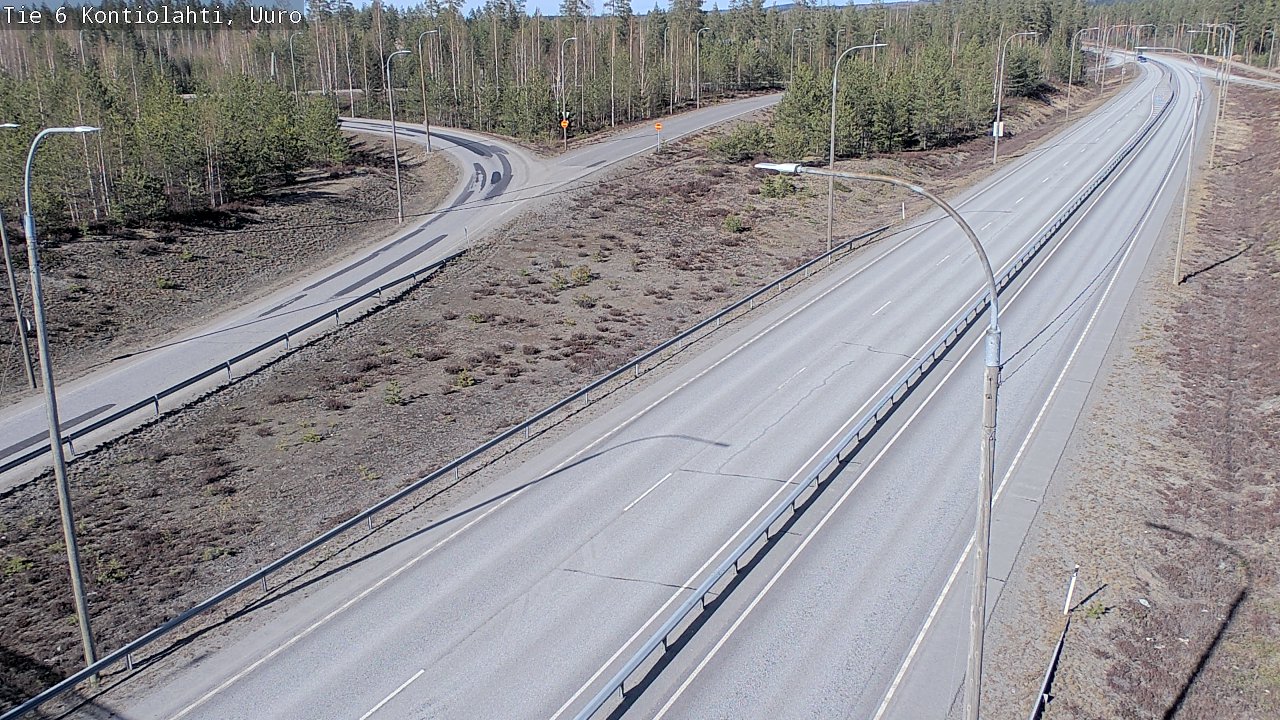 Kelikamerat Kuva Tie 6 Kontiolahti, Uuro, Kontiolahti, Pohjois-Karjala