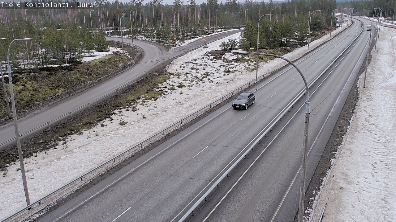 Weather Camera Image Väg 6 Kontiolax, Uuro, Kontiolahti, Pohjois-Karjala