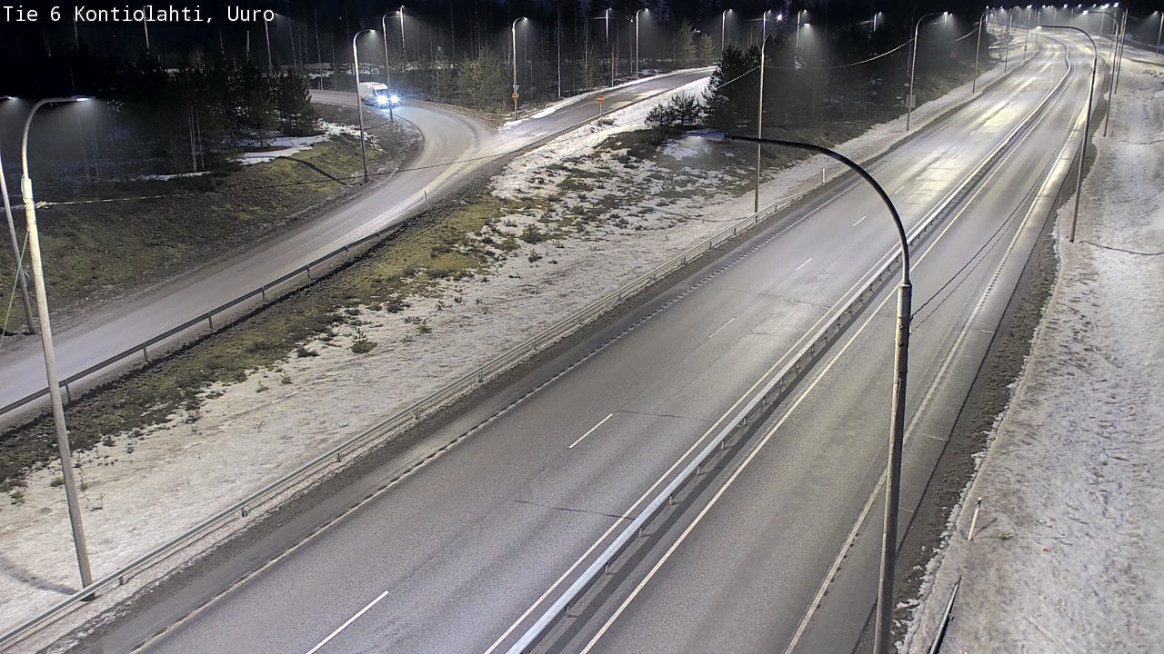 Weather Camera Image Väg 6 Kontiolax, Uuro, Kontiolahti, Pohjois-Karjala