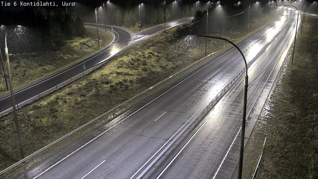 Weather Camera Image Road 6 Kontiolahti, Uuro, Kontiolahti, Pohjois-Karjala