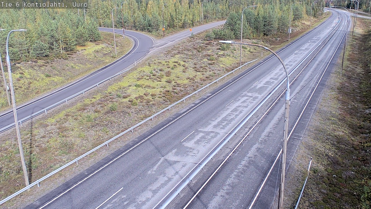 Kelikamerat Kuva Tie 6 Kontiolahti, Uuro, Kontiolahti, Pohjois-Karjala