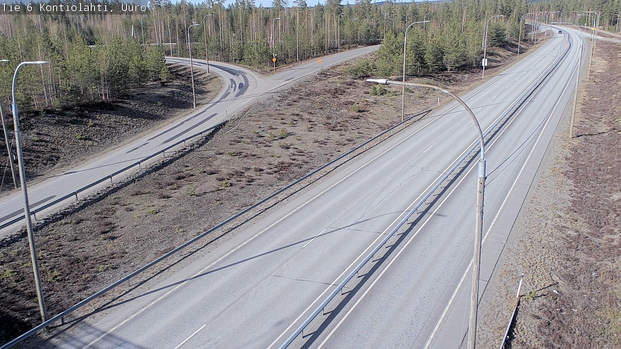 Kelikamerat Kuva Tie 6 Kontiolahti, Uuro, Kontiolahti, Pohjois-Karjala