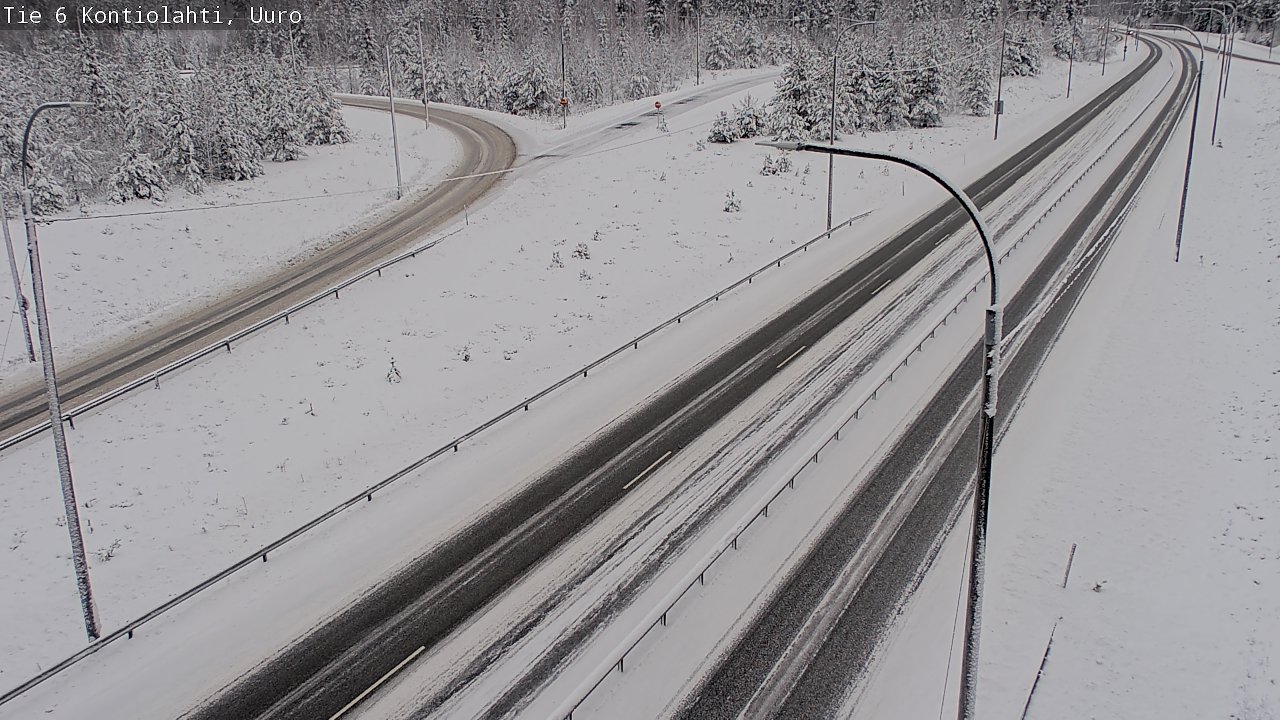 Kelikamerat Kuva Tie 6 Kontiolahti, Uuro, Kontiolahti, Pohjois-Karjala