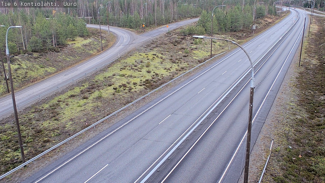 Kelikamerat Kuva Tie 6 Kontiolahti, Uuro, Kontiolahti, Pohjois-Karjala
