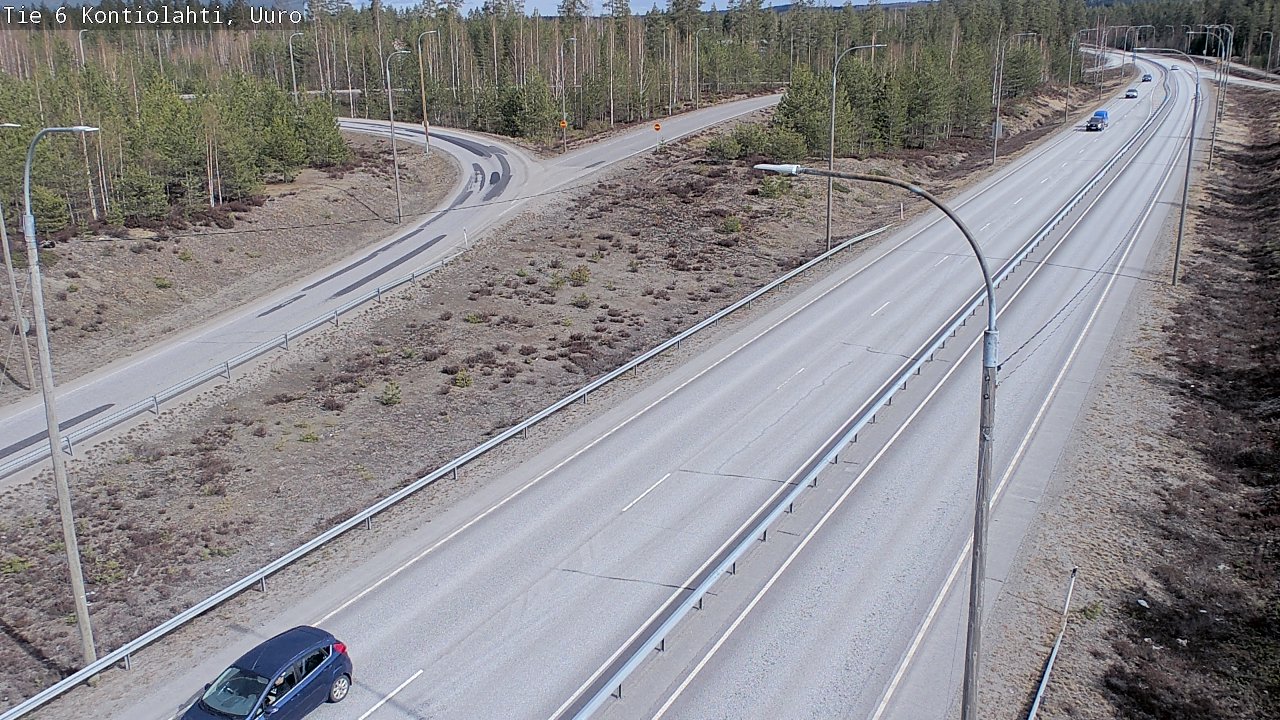 Kelikamerat Kuva Tie 6 Kontiolahti, Uuro, Kontiolahti, Pohjois-Karjala