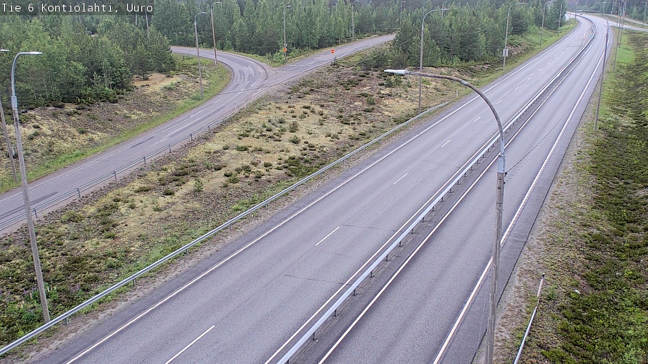 Kelikamerat Kuva Tie 6 Kontiolahti, Uuro, Kontiolahti, Pohjois-Karjala