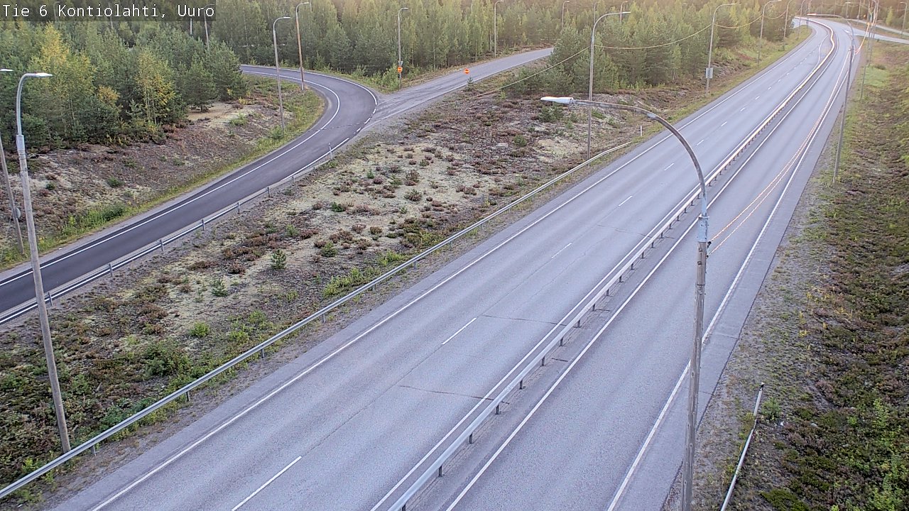 Kelikamerat Kuva Tie 6 Kontiolahti, Uuro, Kontiolahti, Pohjois-Karjala