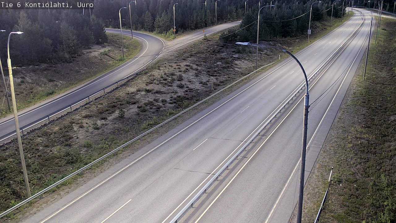 Kelikamerat Kuva Tie 6 Kontiolahti, Uuro, Kontiolahti, Pohjois-Karjala