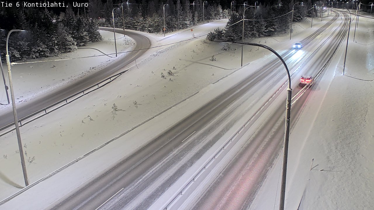 Weather Camera Image Road 6 Kontiolahti, Uuro, Kontiolahti, Pohjois-Karjala