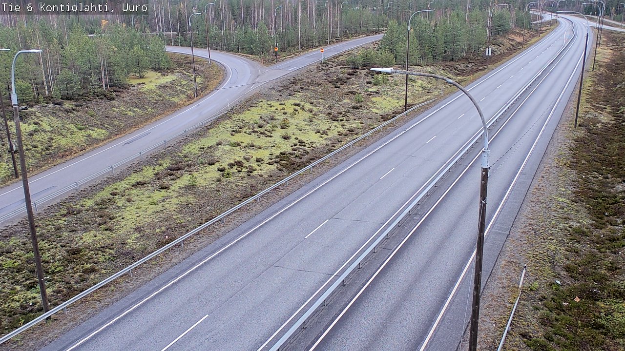 Kelikamerat Kuva Tie 6 Kontiolahti, Uuro, Kontiolahti, Pohjois-Karjala