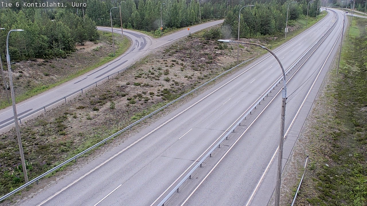 Kelikamerat Kuva Tie 6 Kontiolahti, Uuro, Kontiolahti, Pohjois-Karjala