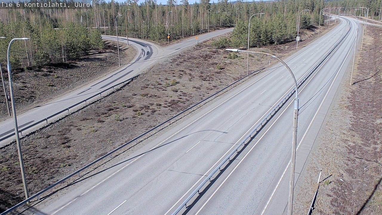 Kelikamerat Kuva Tie 6 Kontiolahti, Uuro, Kontiolahti, Pohjois-Karjala