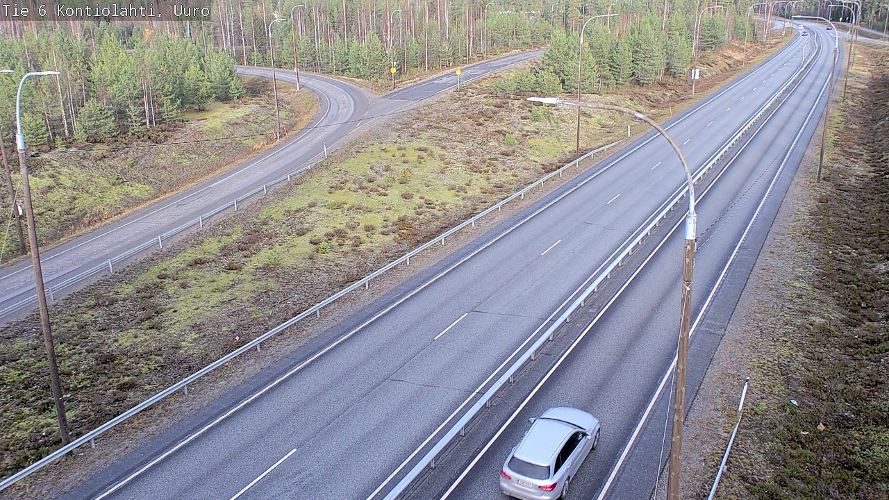 Kelikamerat Kuva Tie 6 Kontiolahti, Uuro, Kontiolahti, Pohjois-Karjala