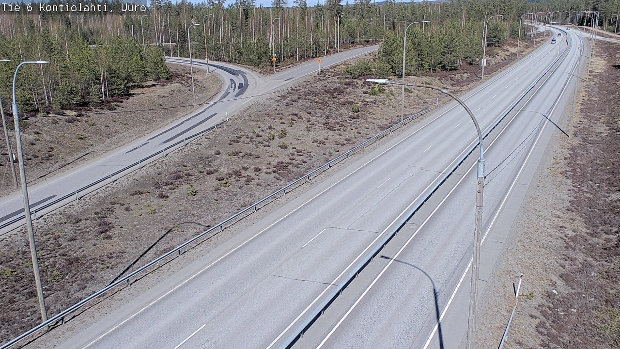 Kelikamerat Kuva Tie 6 Kontiolahti, Uuro, Kontiolahti, Pohjois-Karjala