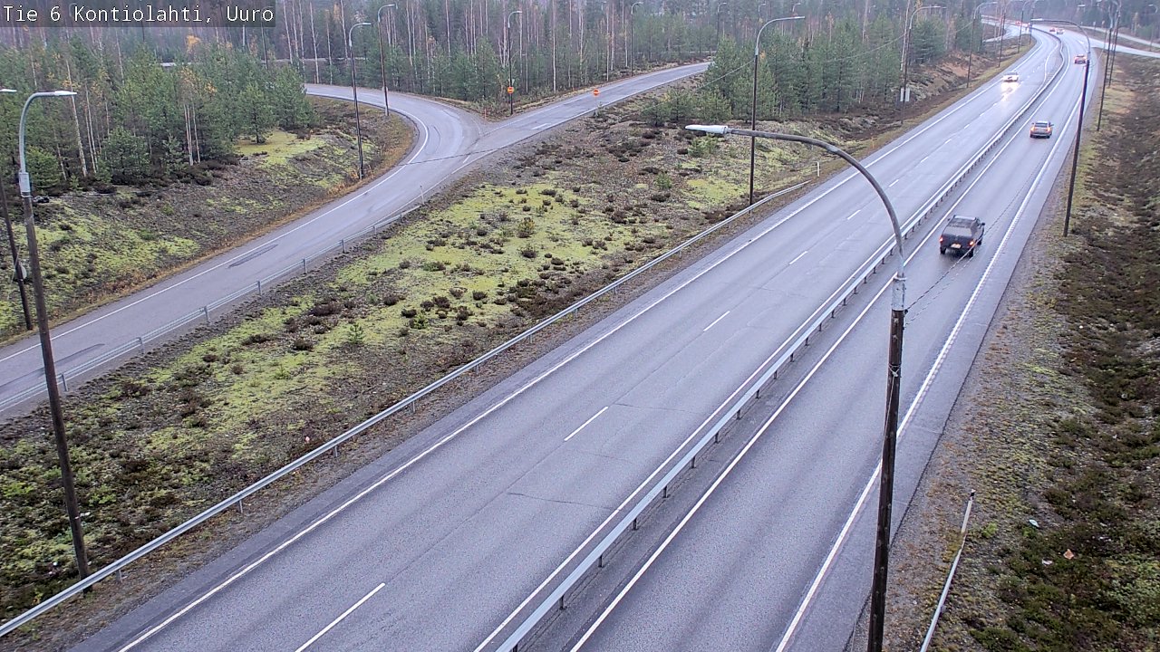 Kelikamerat Kuva Tie 6 Kontiolahti, Uuro, Kontiolahti, Pohjois-Karjala