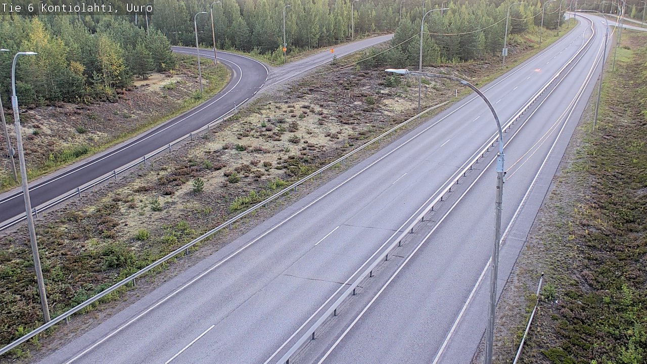 Kelikamerat Kuva Tie 6 Kontiolahti, Uuro, Kontiolahti, Pohjois-Karjala