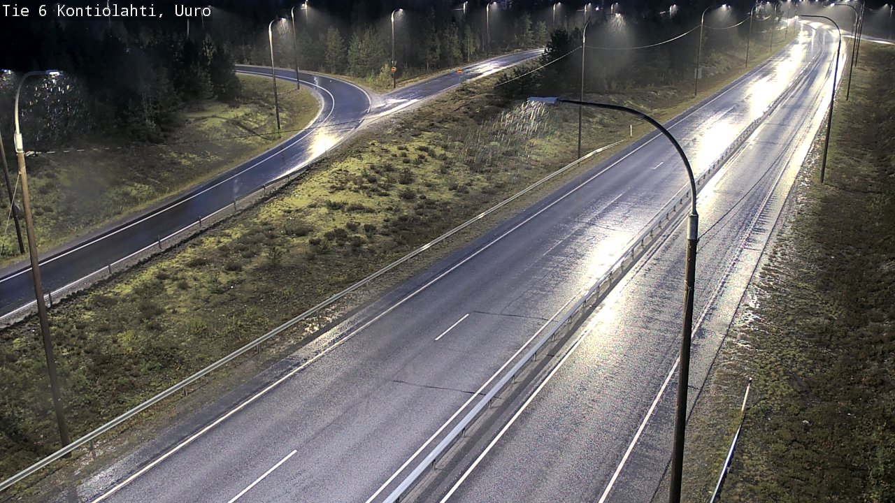 Weather Camera Image Road 6 Kontiolahti, Uuro, Kontiolahti, Pohjois-Karjala