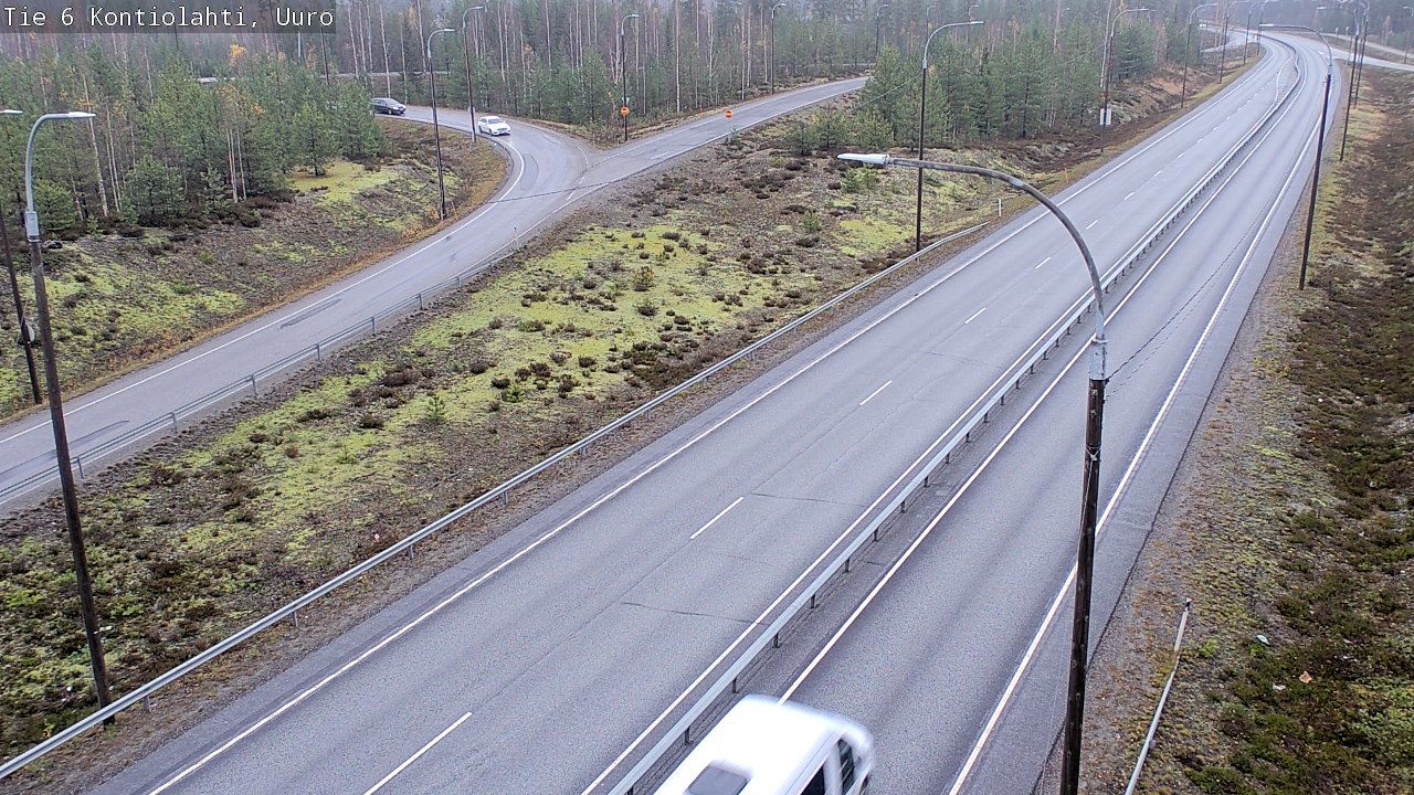 Kelikamerat Kuva Tie 6 Kontiolahti, Uuro, Kontiolahti, Pohjois-Karjala