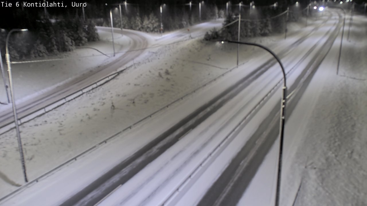 Weather Camera Image Väg 6 Kontiolax, Uuro, Kontiolahti, Pohjois-Karjala