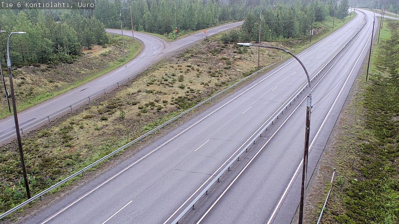 Kelikamerat Kuva Tie 6 Kontiolahti, Uuro, Kontiolahti, Pohjois-Karjala