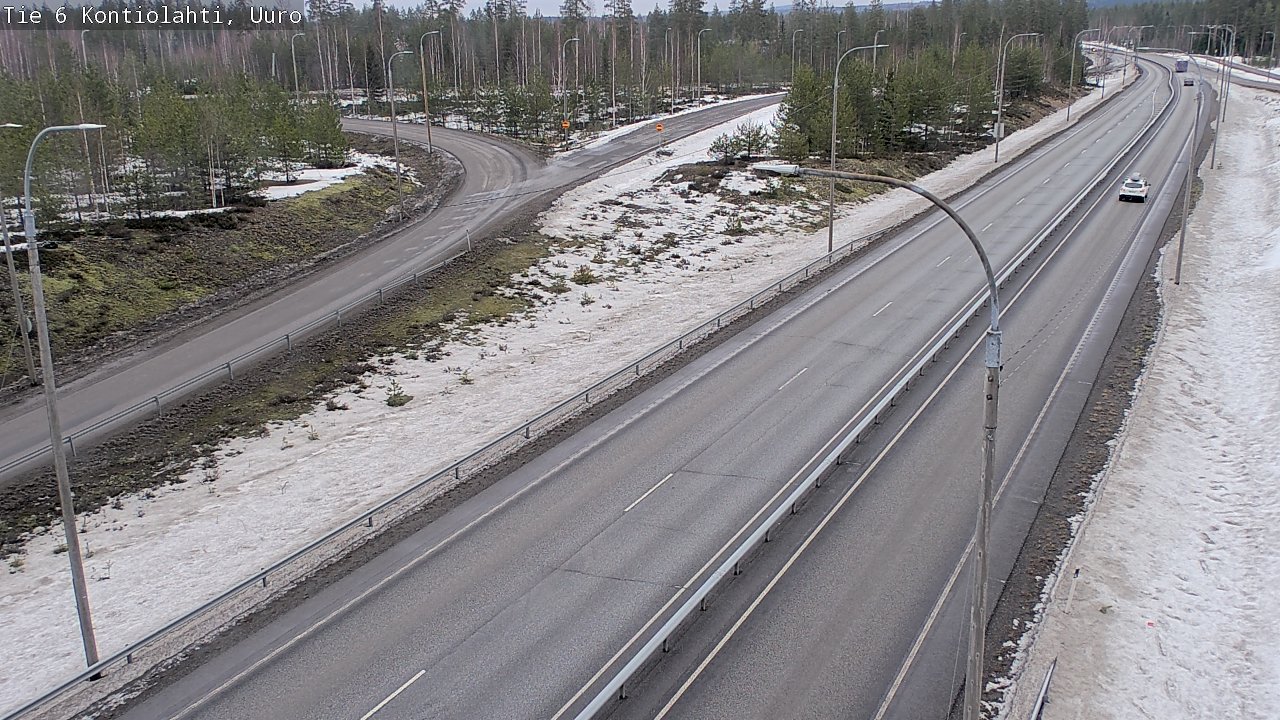 Weather Camera Image Väg 6 Kontiolax, Uuro, Kontiolahti, Pohjois-Karjala