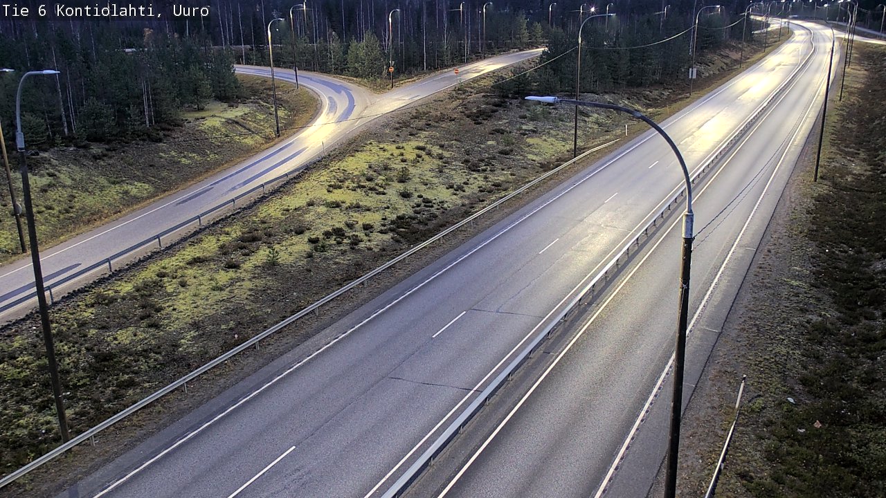 Kelikamerat Kuva Tie 6 Kontiolahti, Uuro, Kontiolahti, Pohjois-Karjala