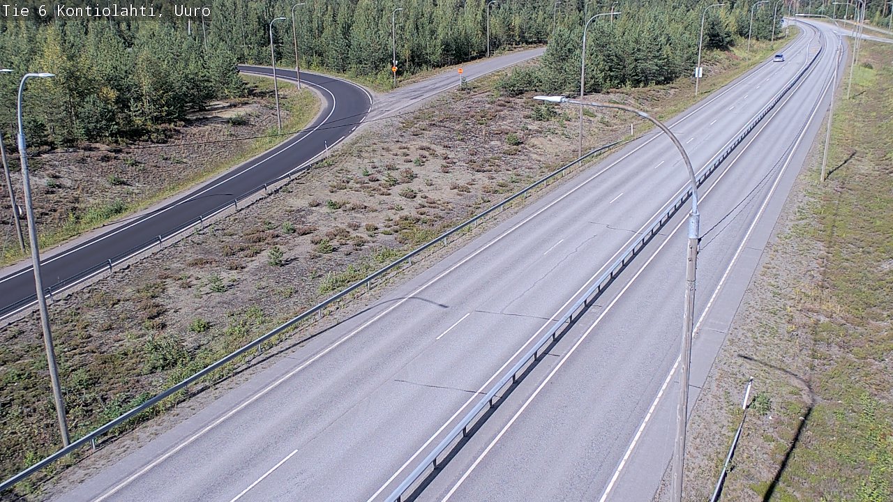 Kelikamerat Kuva Tie 6 Kontiolahti, Uuro, Kontiolahti, Pohjois-Karjala