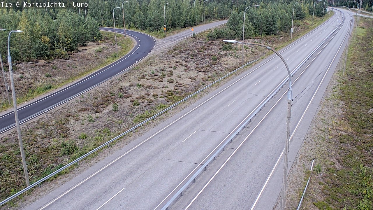 Kelikamerat Kuva Tie 6 Kontiolahti, Uuro, Kontiolahti, Pohjois-Karjala