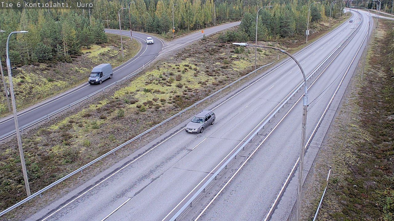 Kelikamerat Kuva Tie 6 Kontiolahti, Uuro, Kontiolahti, Pohjois-Karjala