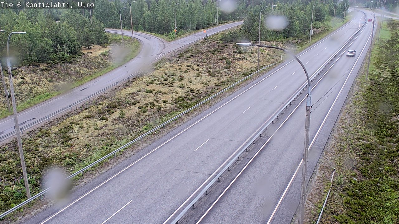 Kelikamerat Kuva Tie 6 Kontiolahti, Uuro, Kontiolahti, Pohjois-Karjala