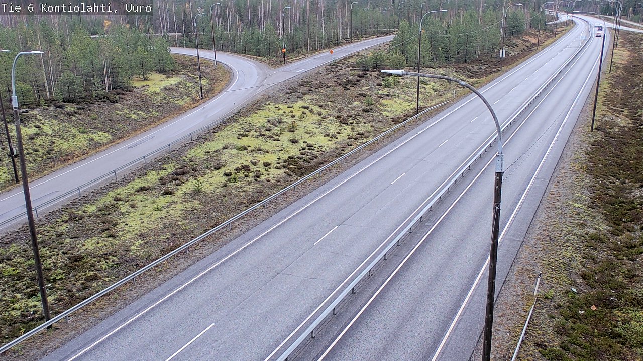 Kelikamerat Kuva Tie 6 Kontiolahti, Uuro, Kontiolahti, Pohjois-Karjala