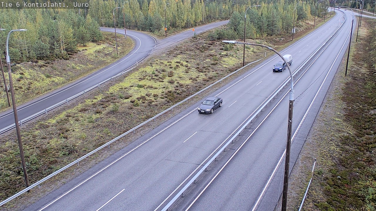 Kelikamerat Kuva Tie 6 Kontiolahti, Uuro, Kontiolahti, Pohjois-Karjala