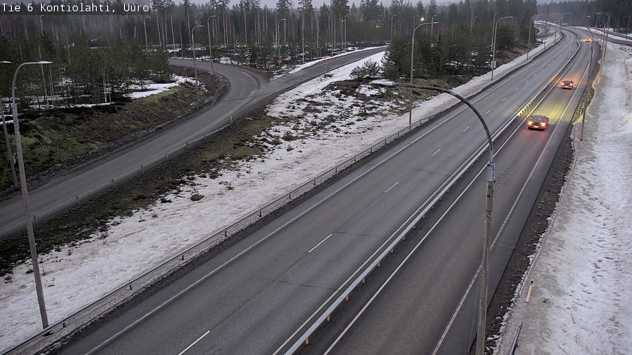 Weather Camera Image Väg 6 Kontiolax, Uuro, Kontiolahti, Pohjois-Karjala