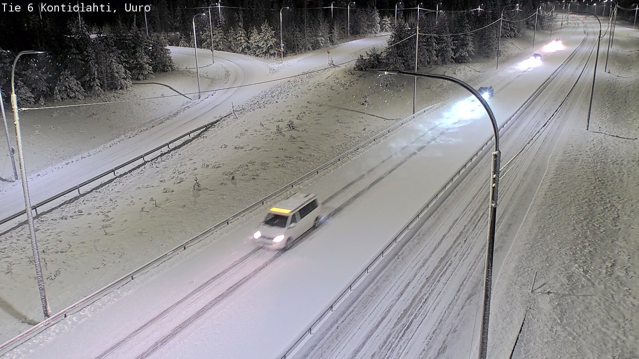 Kelikamerat Kuva Tie 6 Kontiolahti, Uuro, Kontiolahti, Pohjois-Karjala