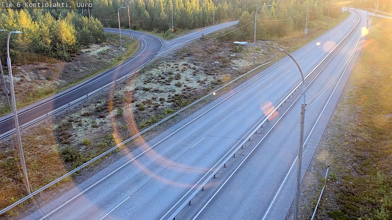 Kelikamerat Kuva Tie 6 Kontiolahti, Uuro, Kontiolahti, Pohjois-Karjala