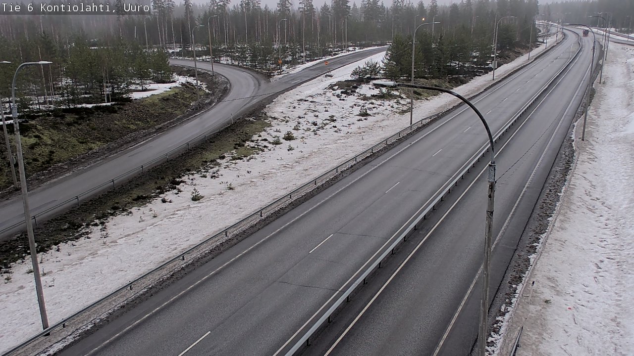Kelikamerat Kuva Tie 6 Kontiolahti, Uuro, Kontiolahti, Pohjois-Karjala