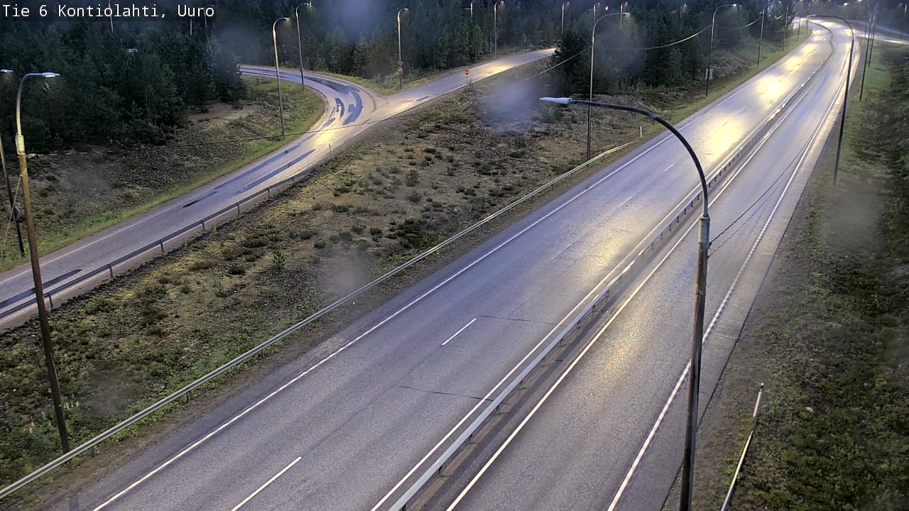 Kelikamerat Kuva Tie 6 Kontiolahti, Uuro, Kontiolahti, Pohjois-Karjala
