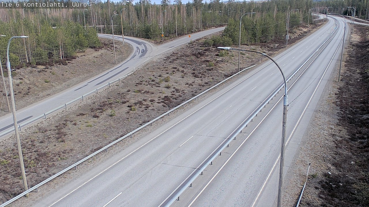 Kelikamerat Kuva Tie 6 Kontiolahti, Uuro, Kontiolahti, Pohjois-Karjala