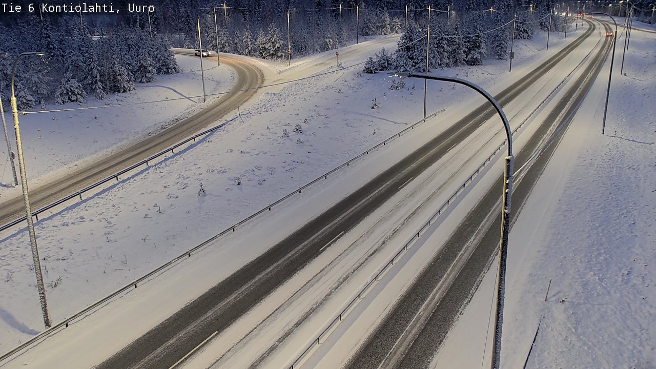 Kelikamerat Kuva Tie 6 Kontiolahti, Uuro, Kontiolahti, Pohjois-Karjala