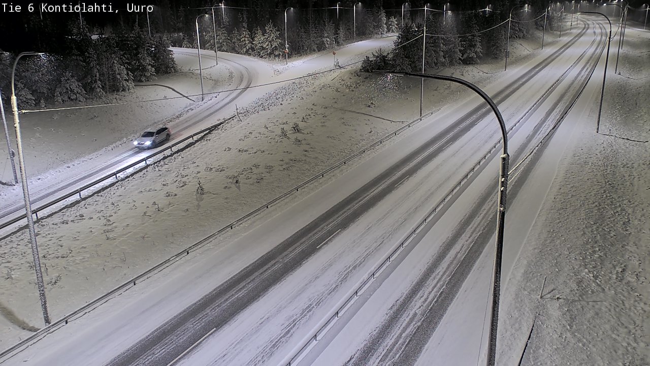 Kelikamerat Kuva Tie 6 Kontiolahti, Uuro, Kontiolahti, Pohjois-Karjala