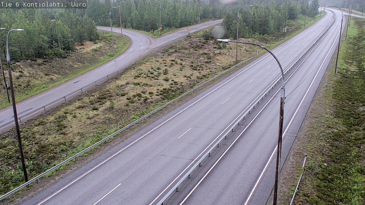 Kelikamerat Kuva Tie 6 Kontiolahti, Uuro, Kontiolahti, Pohjois-Karjala